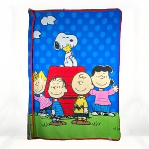 Linus's Blanket Throw 59" by 46" Charlie Brown Lucy Snoopy Woodstock Sally